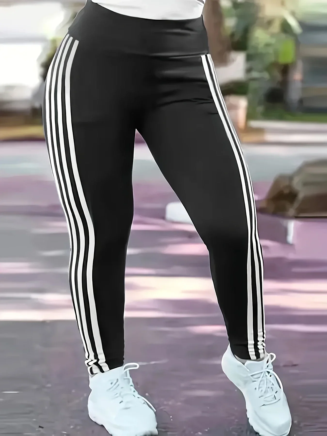 Women'S Fashion Leggings - Женские повседневные тонкие спортивные брюки больших
