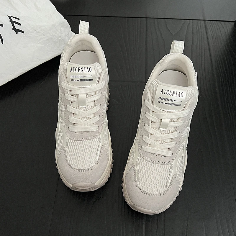 Women'S Fashion Running Shoes - Женская модная обувь для папы, сетчатые