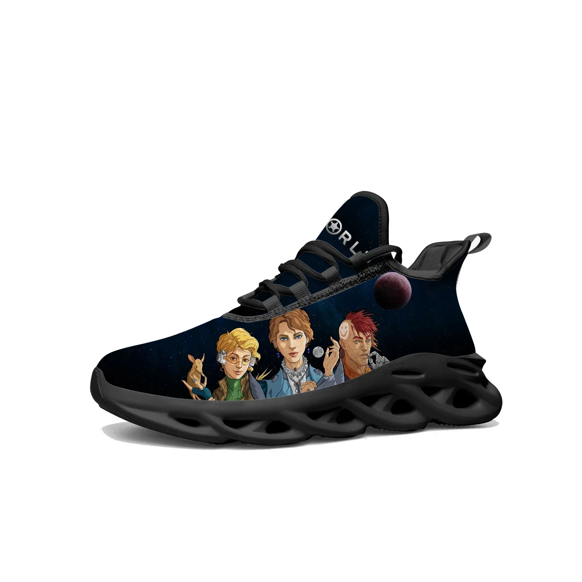 Women'S Fashion Running Shoes - Кроссовки RimWorld Flats в стиле мультфильмов,