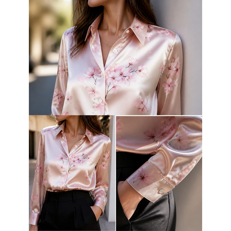 Women'S Fashion Trends - Модная женская рубашка с отложным воротником