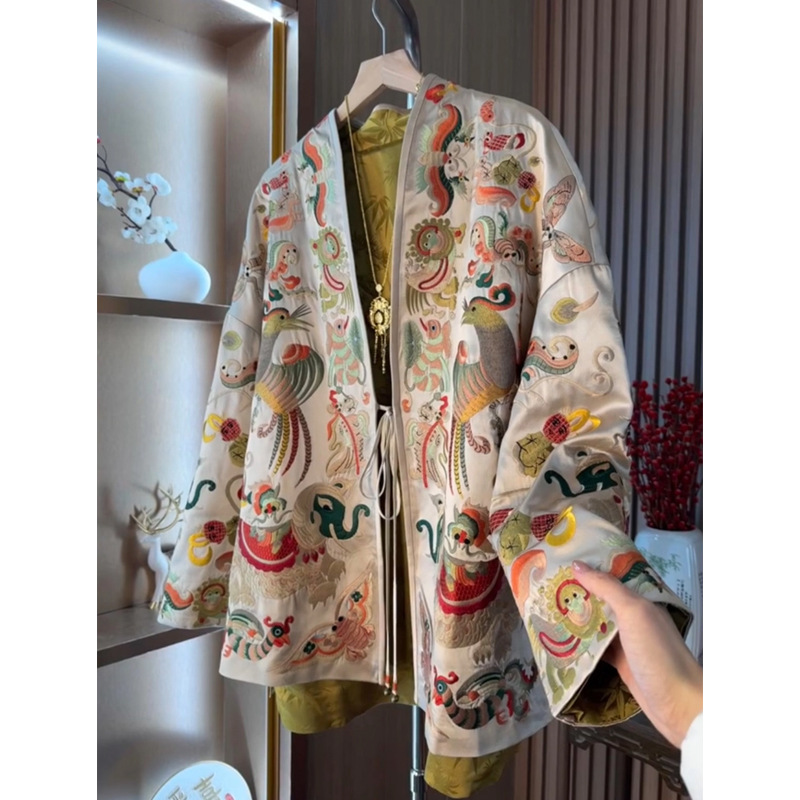 Women'S Fashion Tops - Новый кардиган-кимоно в китайском стиле, женский