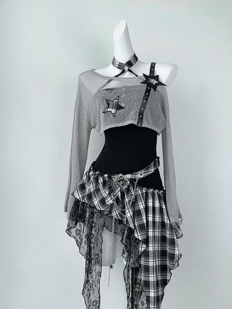 Ruched Dress Mini - 2000-е годы Y2K Spicy Girl Design