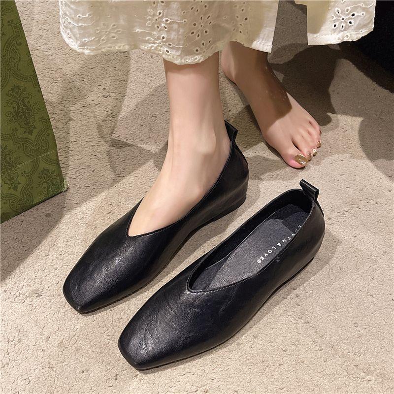 Women'S Fashion Shoes - Модные женские лоферы из натуральной кожи