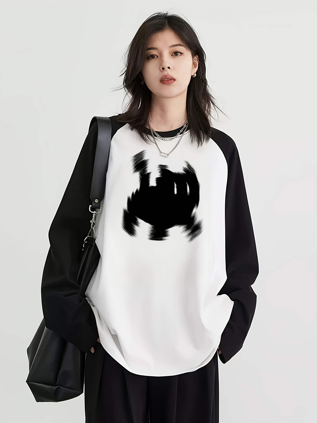 Women'S Fashion Tops - Женская футболка Y2K с длинным рукавом