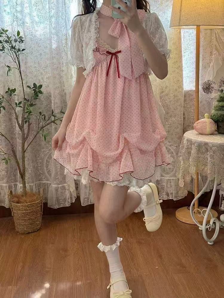 Японский модный милый комплект – обзор и цена Ruched Dress Mini