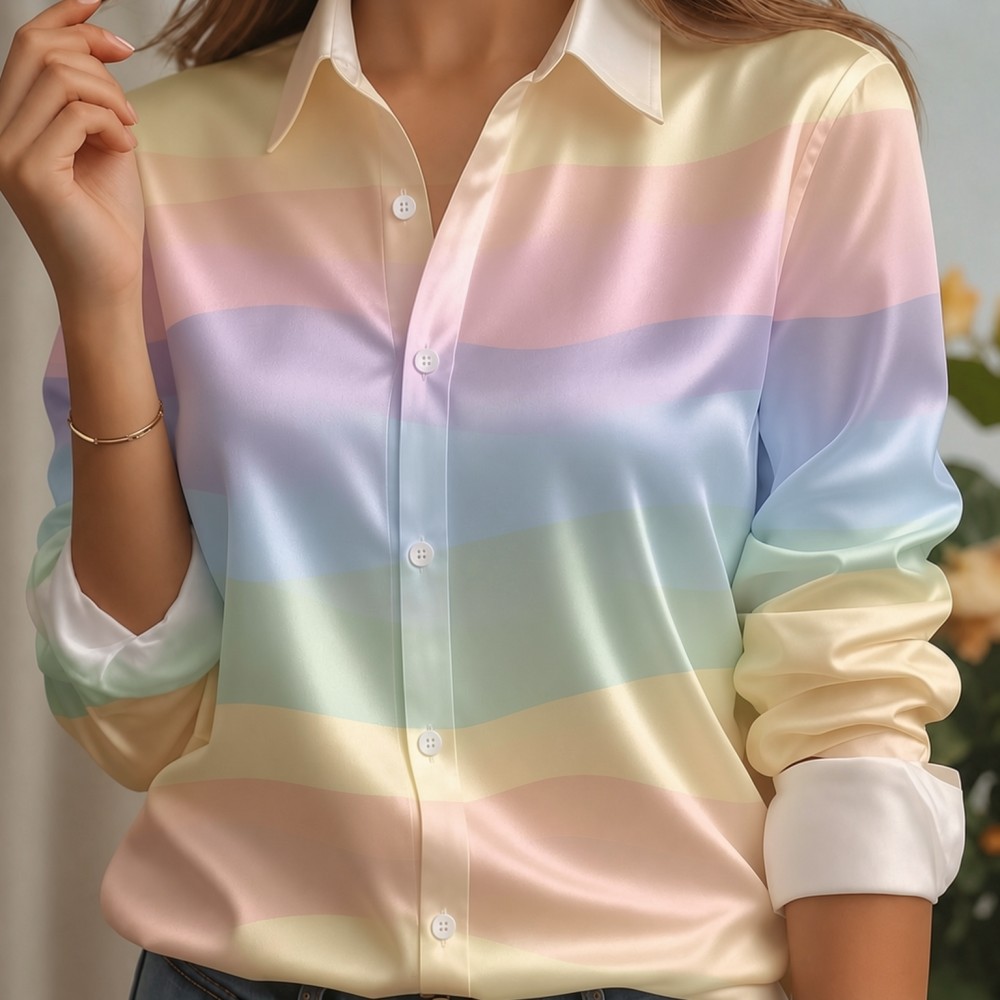 Женская атласная блузка с отло – обзор и цена Women'S Fashion Trends