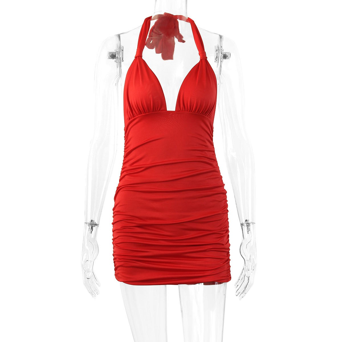 Летнее женское платье с глубок – обзор и цена Bodycon Dress Women