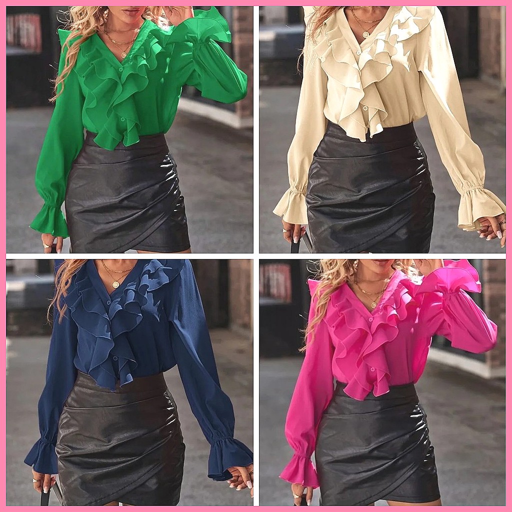 Модная женская блузка с V-обра – обзор и цена Women'S Fashion Tops