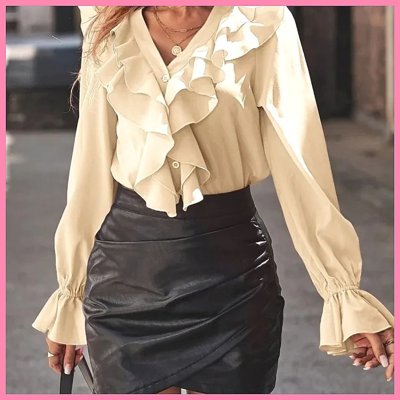 Модная женская блузка с V-обра – обзор и цена Women'S Fashion Tops