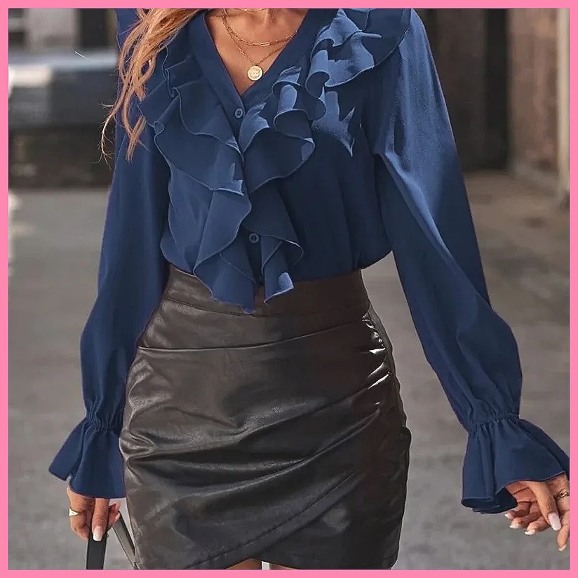 Модная женская блузка с V-обра – обзор и цена Women'S Fashion Tops