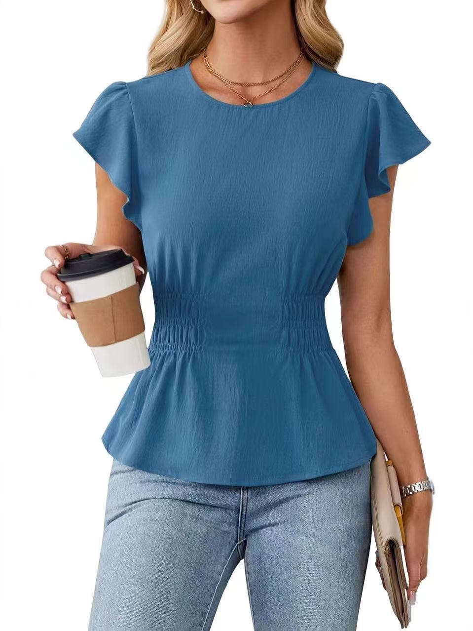 Женская блузка с рюшами и коро – обзор и цена Women'S Fashion Tops