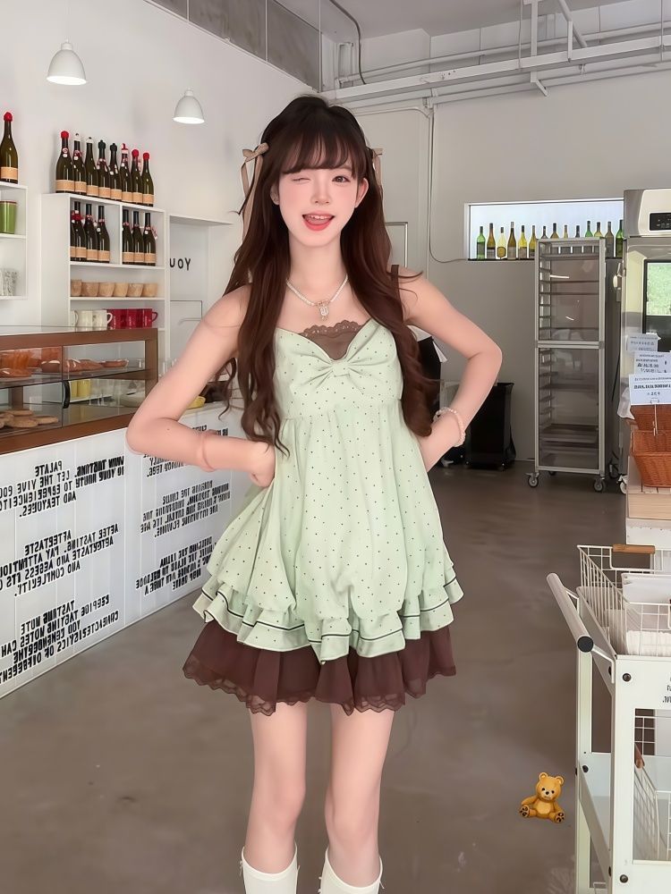 Нежное корейское платье-комбин – обзор и цена Ruched Dress Mini